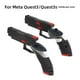 thumbnail image 3 of Adecuado para Meta Quest 3 pistola doble experiencia virtual mejorada para Quest 3S accesorios VR gafas mango pistola caso-Blanco, 3 of 7