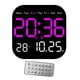 thumbnail image 1 of Reloj Despertador Digital Reloj De Mesa Configuración De Alarma Dual Para El Hogar Dormitorio Mesita De Noche Rosa, 1 of 3
