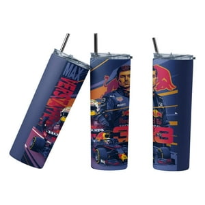 Sm - Termo Botella Térmica F1 Auto Max Verstappen Formula 1 Blanco