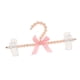 thumbnail image 2 of Percha De Plástico De Perlas De Imitación De 23cm Con 2 Pinzas Rosa, 2 of 3
