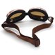 thumbnail image 5 of Gafas de moto evomosa Vintage Pilot Retro para casco, 5 of 6