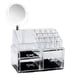 thumbnail image 1 of Organizador de Maquillaje Multifuncional con Espejo Giratorio 360° (14.5 x 24 x1 3 cm), 1 of 2