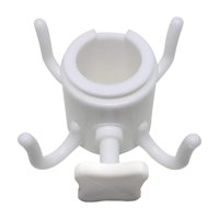 Magideal - Sombrilla De Playa Soporte De Colgante 4 Puntas Accesorios De Sombrilla De Playa Colgador De Sombrilla De Playa Para Cámara Toallas Sombreros Blanco