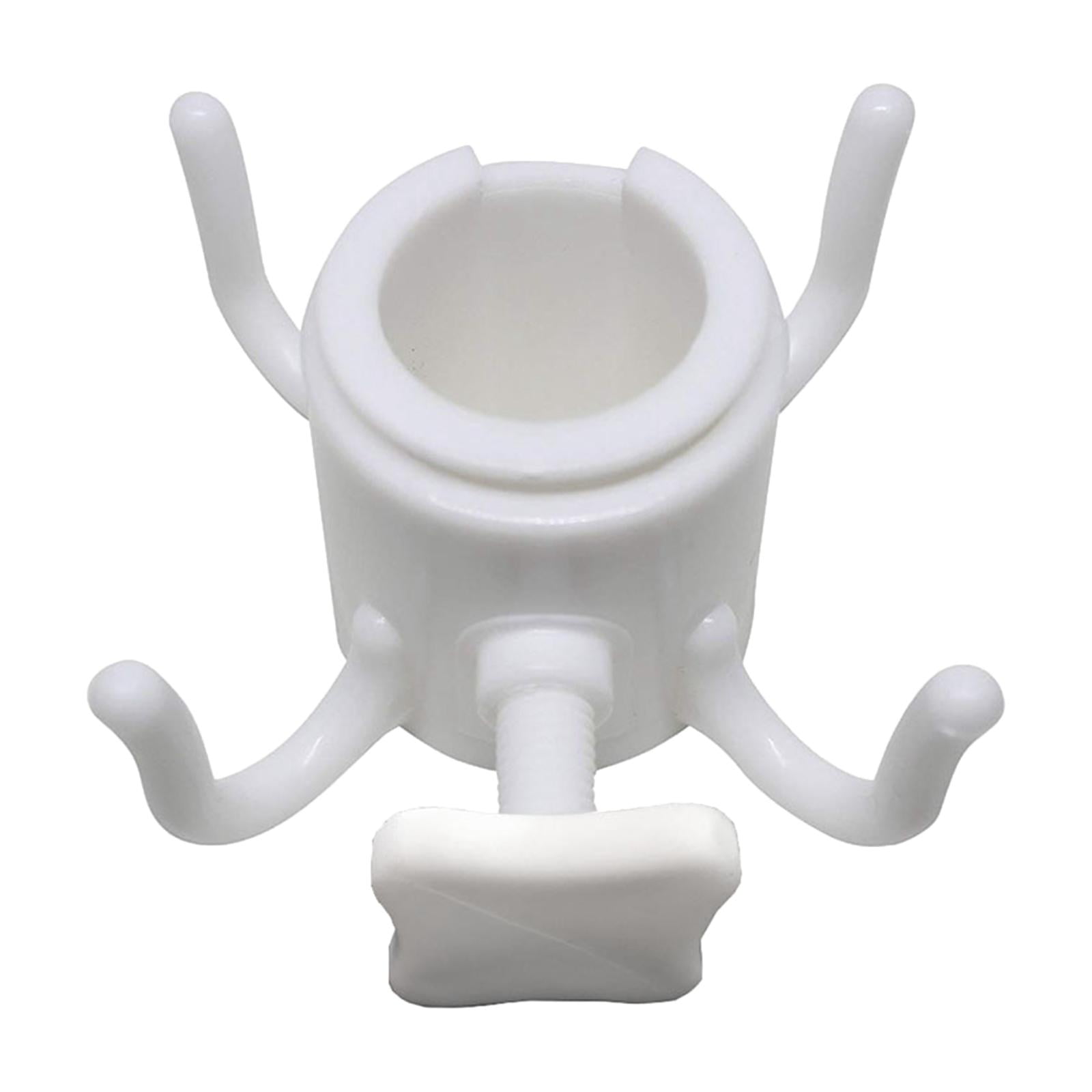 Magideal - Sombrilla De Playa Soporte De Colgante 4 Puntas Accesorios De Sombrilla De Playa Colgador De Sombrilla De Playa Para Cámara Toallas Sombreros Blanco
