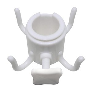 Magideal - Sombrilla De Playa Soporte De Colgante 4 Puntas Accesorios De Sombrilla De Playa Colgador De Sombrilla De Playa Para Cámara Toallas Sombreros Blanco