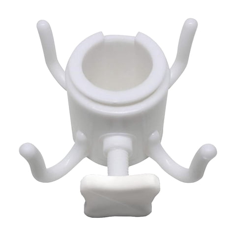 Magideal - Sombrilla De Playa Soporte De Colgante 4 Puntas Accesorios De Sombrilla De Playa Colgador De Sombrilla De Playa Para Cámara Toallas Sombreros Blanco