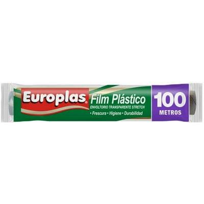 Papel Film Plástico 100 Metros Sin Corte 100 Metros Europlas