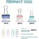 thumbnail image 2 of Set Clips Papel y Binder HUISAEJNL 260 pcs 28 mm Pastel, 2 of 3