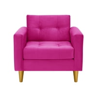 Bodevir - Sofa Retro 1C Felpa 01 Fucsia