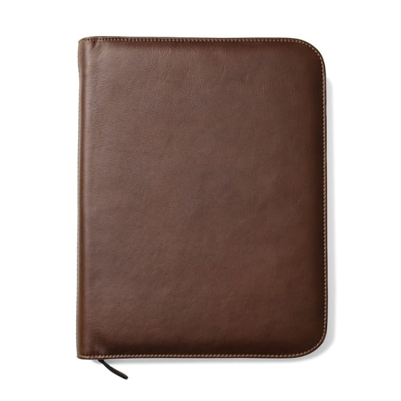 Portfolio Padfolio Maruse Premium Leather Executive Brown