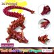 thumbnail image 4 of Juguete antiestrés TXB3DOK Dragón impreso en 3D de 60 cm, morado y dorado, 4 of 7