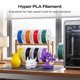 thumbnail image 2 of Filamento PLA Creality 1,75 mm 1 kg Azul Claro Verde, 2 of 9