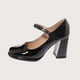 thumbnail image 2 of Zapato Tacón Negro Vía Franca, 2 of 5