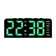 thumbnail image 3 of Reloj De Alarma Digital Versátil Numerales árabe Reloj LED Para El Escritorio De Inicio De La Oficina Verde, 3 of 5