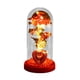 thumbnail image 1 of Rosa Artificial Iluminada En Cúpula De Cristal Para Decoración De Bodas, Rosa Roja Multiusos, 1 of 3