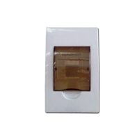 Globaltronics - Tablero Embutido Din Plastico 4 Posiciones