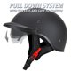 thumbnail image 3 of Casco CARTMAN Open Face Negro Mate DOT Talla Grande, 3 of 5