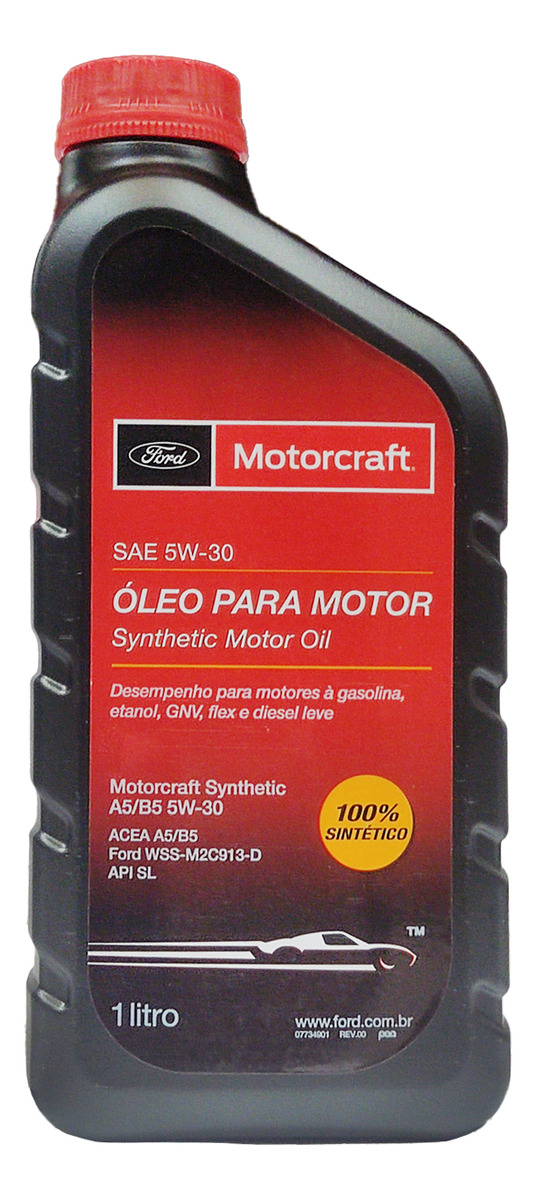 Aceite Motor Sintético 5W30 Ford Motorcraft 1 Litro