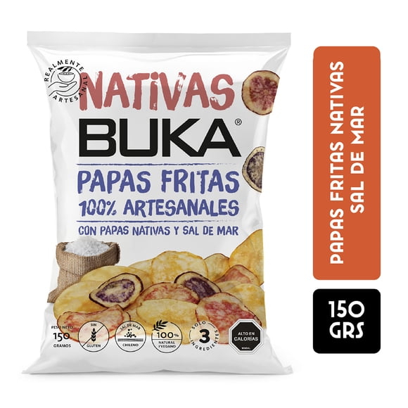 Papas Fritas Artesanales Sal de Mar, 150 g