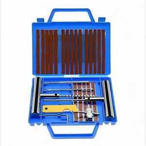 Genérico - Kit 27 Piezas Reparación Pinchazos Neumático Emergencia Auto