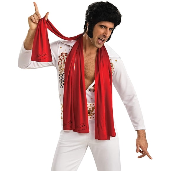 Bufanda Rubies Elvis Presley roja para adulto