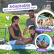 thumbnail image 5 of Cuna Manta Picnic y Playa Impermeable Portátil Extra Grande Niño Verde Jade, 5 of 6