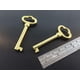 thumbnail image 1 of Juego De Llaves Para Puerta De Reloj De Pie Con Acdo En Latón, 1 of 3