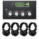 thumbnail image 1 of Amplificador de audífonos Mackie HM-4 de 4 vías con 4 audífonos, 1 of 6