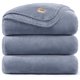 thumbnail image 1 of Manta UGG 279 cm x 228 cm de felpa suave azul, 1 of 8
