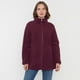 thumbnail image 3 of Chaqueta Mujer Polar Larga Burdeo Corona, 3 of 5