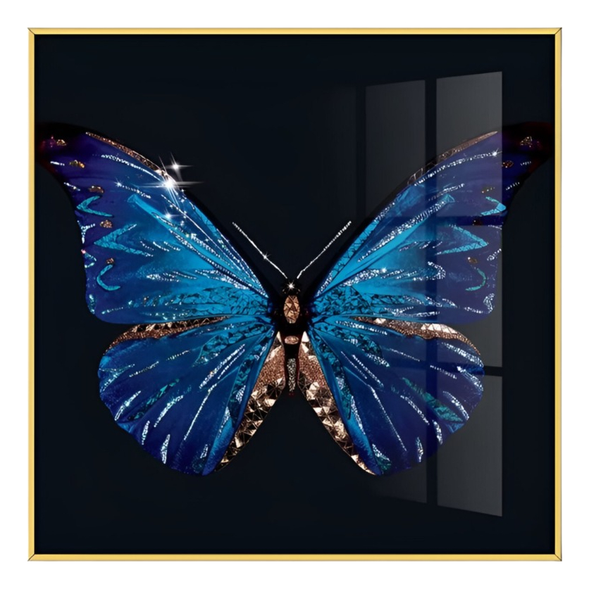 Genérico - Decoración Pared Arte Pintura Mariposa Abstracta Moderno Jhn