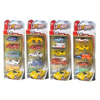 Suntoys - Pack Especial 5 Autos De Juguete – Vehículos En Miniatura Para Niños