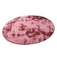 thumbnail image 2 of Alfombrilla Redonda Peluda Para Dormitorio, Al Lado De La Alfombra, 100 Cm, Color Rojo Vino, 2 of 5