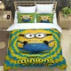 thumbnail image 1 of v1173 Bed Sheets Cartoon M-Minions printed Bedding Sets exquisite bed supplies set duvet cover comforter set bedding set luxury Birthday Gift 3-Piece Bedding Set (1 Duvet Cover + 2 Pillow Shams) Bed S, 1 of 5