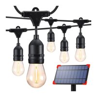 Click Ventas - Guirnalda Solar 10 Metros Panel Con 10 Ampolletas Led