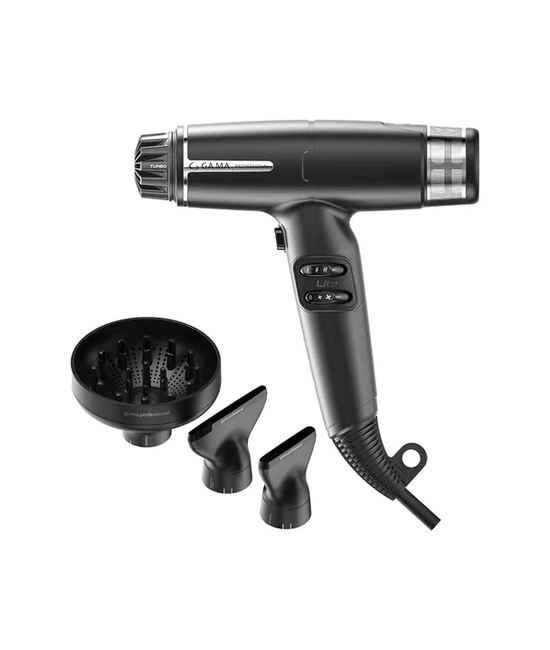 Genérico - Secador De Pelo Gama Iq Lite Ultra Liviano Profesional, Color Negro