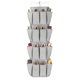 thumbnail image 3 of Organizador de armario giratorio Whitmor con 4 estantes y 24 bolsillos, color gris, 3 of 5