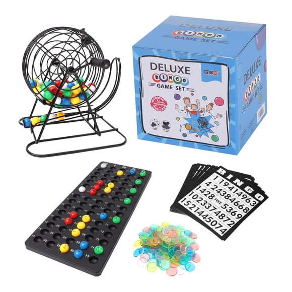 Set de juego de bingo GSE Games & Sports Expert Deluxe con jaula de acero