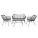 thumbnail image 5 of Juego Terraza 4 Piezas Gris, 5 of 5