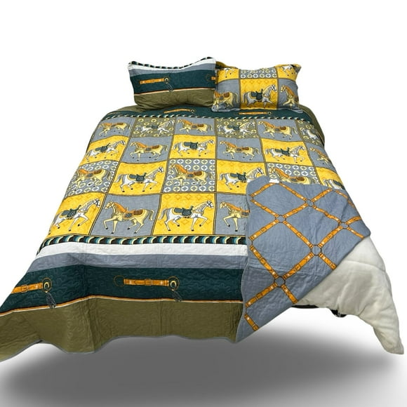 Cubrecama De Verano Quilt De Caballo King - Super King