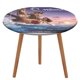 thumbnail image 1 of Moana 2-theme Fitted Round Tablecloths Elastic Edged Table Covers Waterproof Table Cloth for Kitchen Holiday Party Tables Decor 150cm, 1 of 6