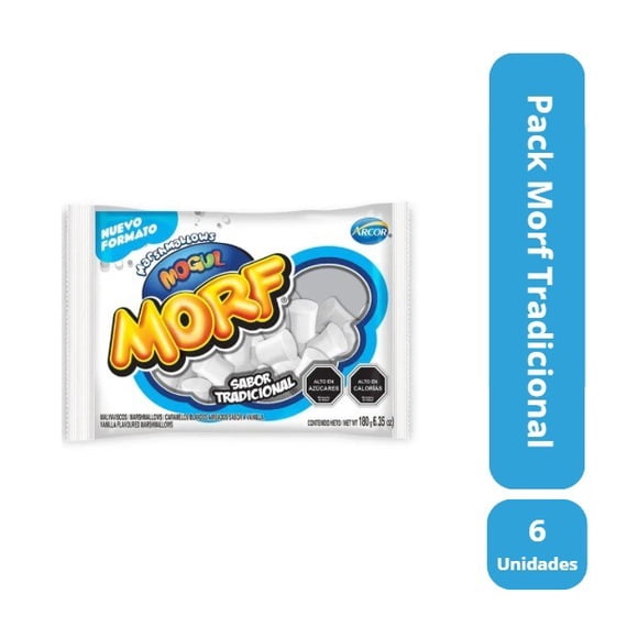 Pack 6 Mogul Morf Tradicional 180Gr