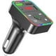 thumbnail image 2 of Adaptador Transmisor Bluetooth FM Radio Cargador TIPO C y USB Celular 2,1A Encendedor Cenicero Manos Libres Tipo C, 2 of 3