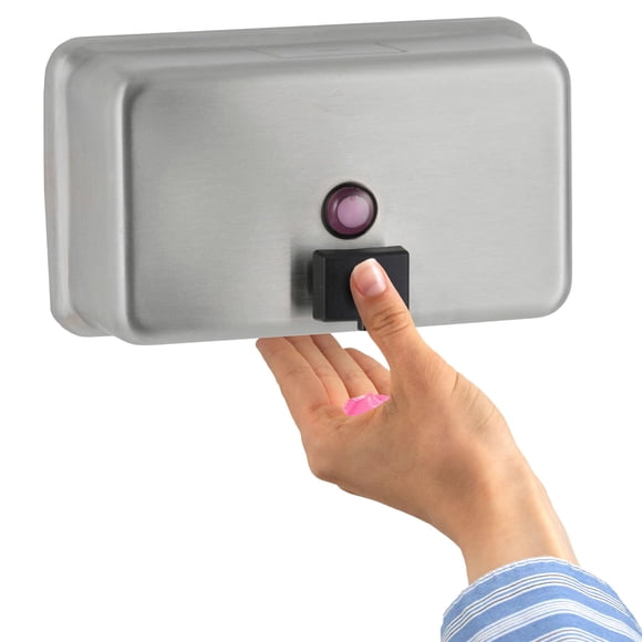Dispensador de Jabón Bobrick de Acero Inoxidable Satinado de 1,2 L Montado en Superficie