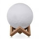 thumbnail image 1 of 1pc Air Humidifier 3D Moon Lamp Aroma Diffuser With Wooden Base 3 LED Night Light Mood Lighting With Touch Control Brightness For Home Office Decor Bedroom Gifts Women Christmas New Year Birthday, 1 of 4