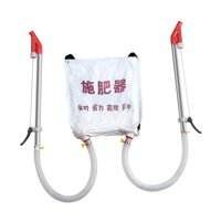 Ioensy - Distribuidor Manual De Fertilizantes Con Bolsa Tejida Para Transportar En La Espalda, Ahorra Mano De Obra, Dos Asas De Metal