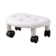 thumbnail image 5 of Taburete Con Asiento De Rodillo Bajo, Taburete Portátil Resistente Para Zapatos, Biblioteca, Cocina, Garaje, Blanco, 5 of 5