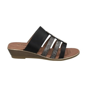 Sandalia Mujer Negro Inés Police