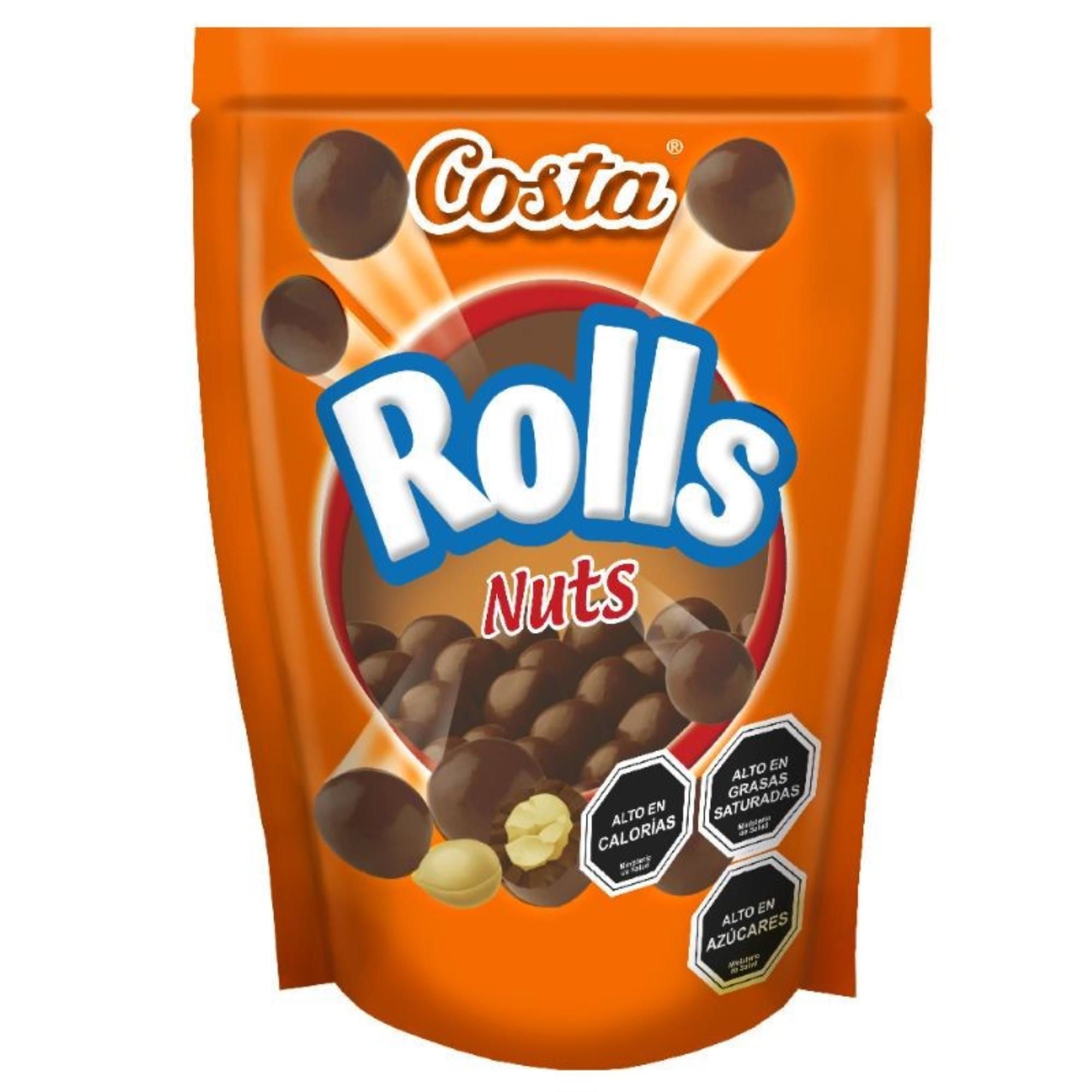 Chocolate Rolls Nuts 150 g Costa