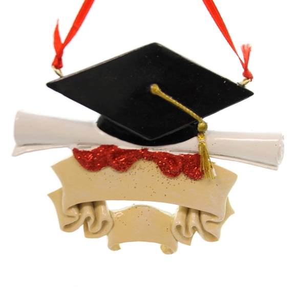 Adorno para árbol de Navidad de Kurt S. Adler Graduate Resin